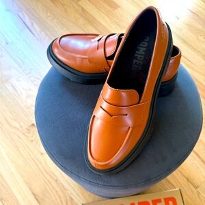 Camper Orange Loafers